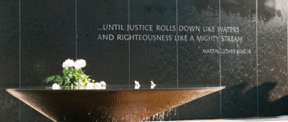 The memorial to those who died in the Civil Rights Movement at the Southern Poverty Law Center in Montgomery